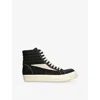 Drkshdw Men High-top Vintage Sneakers In Blk/white
