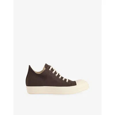 Drkshdw Mens Low Denim Trainers Mid Brown Eur 43 / 9 Uk