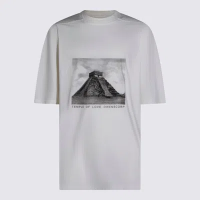 Drkshdw Milk Cotton Jumbo Ss T T-shirt In White