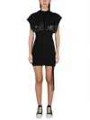 Drkshdw Mini Tommy Dress In Black