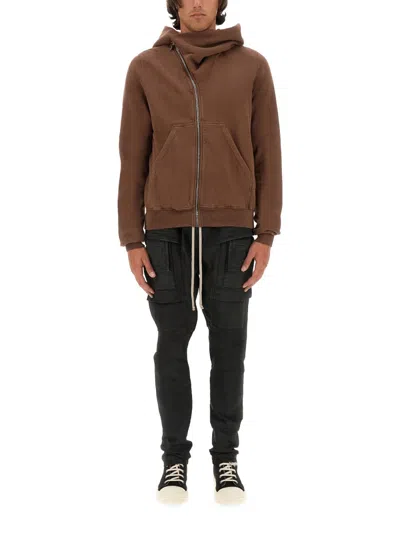 DRKSHDW Men's Giacca Zipfront Brown