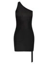 Drkshdw One Shoulder Tank Top In Black