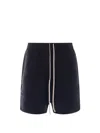 DRKSHDW ORGANIC COTTON BERMUDA SHORTS WITH LATERAL SLITS