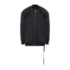 Drkshdw Oversized Black Nylon Bomber Jacket In Black
