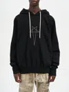 Drkshdw Oversized Hoodie Black Pearl Sweatshirt In Black