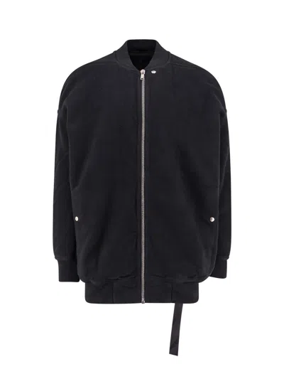Drkshdw Oversized Zip-up Jacket In Black