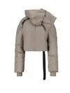 Drkshdw Padded Crop Down Jacket In Multi