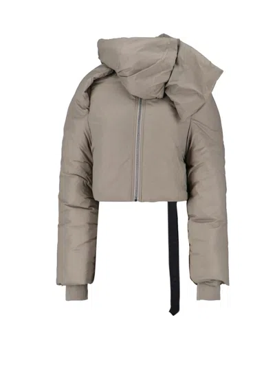 Drkshdw Padded Crop Down Jacket In Multi