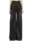 Drkshdw Pantaloni In Denim Dirt Cooper Black In Black