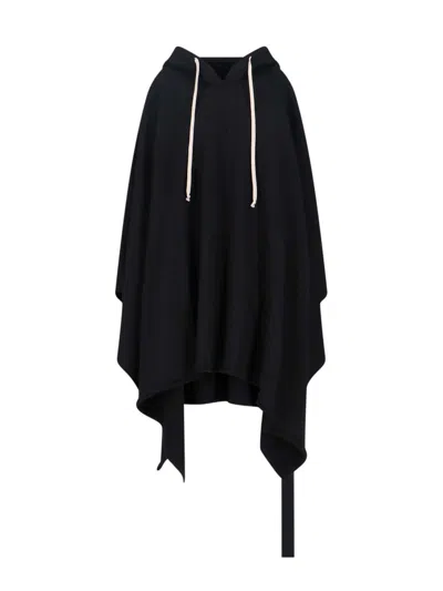 Drkshdw Poncho Concordians In Black