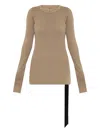 Drkshdw Rib Ls T In Brown