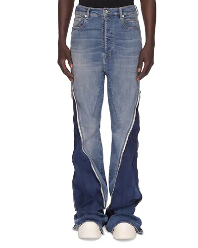 Drkshdw Rick Owens Bolan Banana Jeans In Washed Indigo In Blue