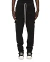 Drkshdw Rick Owens Creatch Cargo Drawstring Pants In Black