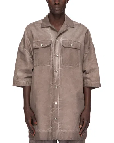 Drkshdw Rick Owens Magnum Tommy Regular Fit Short Sleeve Shirt