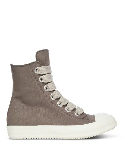 Drkshdw Rick Owens Men's Jumbolace Sneakers In Gray