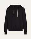 Drkshdw Rick Owens Men's Oversized Hoodie In Black