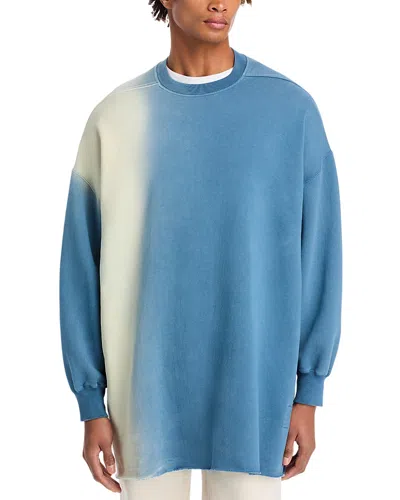 Drkshdw Rick Owens Tommy Oversized Sweatshirt In Toothpaste