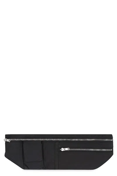 Drkshdw Rick Owens X  - Fabric Belt Bag In Black