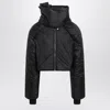 Drkshdw Short Black Nylon Jacket Men In Black