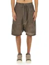 Drkshdw Zippered Bermuda Shorts In Dove