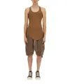 Drkshdw Sleeveless T-shirt In Burgundy