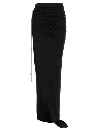 Drkshdw 'soft Edfu' Skirt In Black