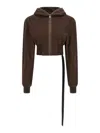 Drkshdw Collage Gimp Hoodie In Brown