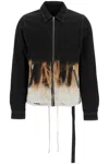 Drkshdw Sun Degradé Denim Jacket In Black