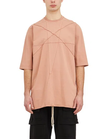 Drkshdw T-shirt In Cotone Mod. Jumbo In Brown