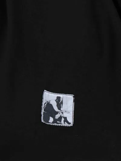 Drkshdw T-shirt With Lace In Black
