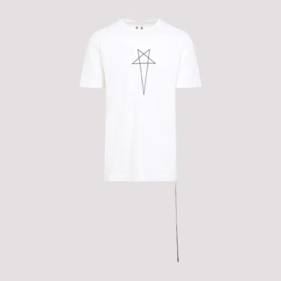 Drkshdw T-shirt With Lace In Milk Black