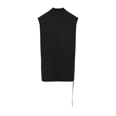 Drkshdw Black Tarp Cotton T-shirt