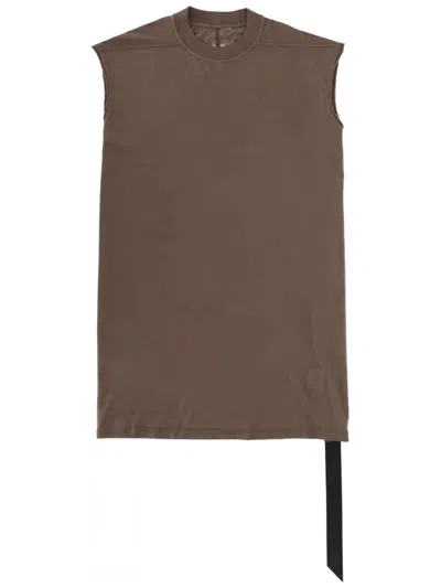 Drkshdw Tarp-t T-shirt In Brown
