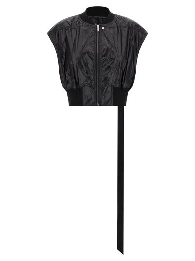 Drkshdw Tatlin Bomber Vest In Black