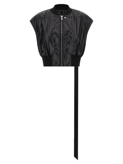 Drkshdw Tatlin Bomber Vest In Black