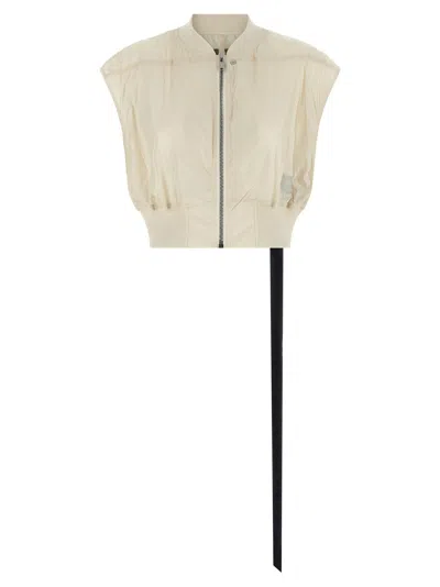 Drkshdw Tatlin Bomber Vest In Neutral