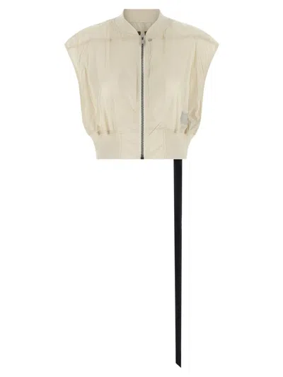 Drkshdw Tatlin Bomber Vest In Neutral
