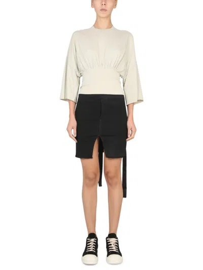 Drkshdw Tommy Cropped Top In Ivory
