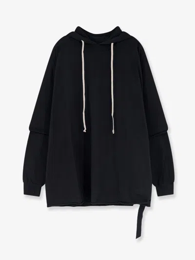 Drkshdw Tommy Hustle Cotton Sweatshirt In Black
