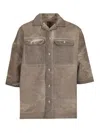 Drkshdw Tommy Oversize Shirt In Blue
