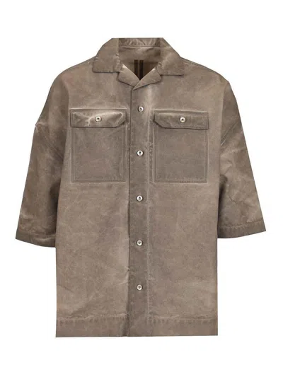 Drkshdw Tommy Oversize Shirt In Blue
