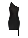 Drkshdw One Shoulder Tank Top In Black