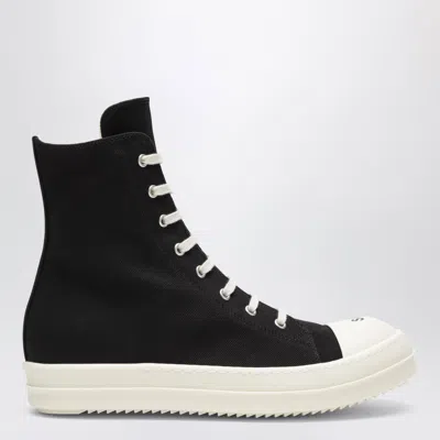 Drkshdw Tower Sneakers In Black/milk White “so Cunt”