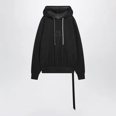 Drkshdw Washed Black Tower Oversized Cotton Sweatshirt
