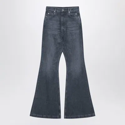 DRKSHDW DRKSHDW WASHED GREY FLARED JEANS MEN