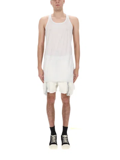 Drkshdw White Cotton Top