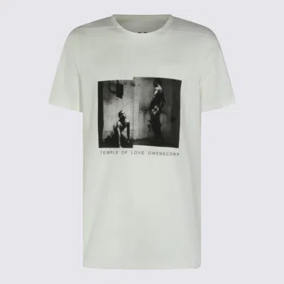 Drkshdw White Cotton Level T-shirt