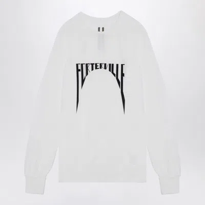 DRKSHDW DRKSHDW  WHITE LEVEL LS T T-SHIRT