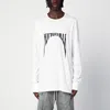 DRKSHDW DRKSHDW WHITE LEVEL LS T T-SHIRT