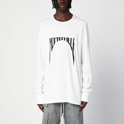 Drkshdw White Level Ls T T-shirt